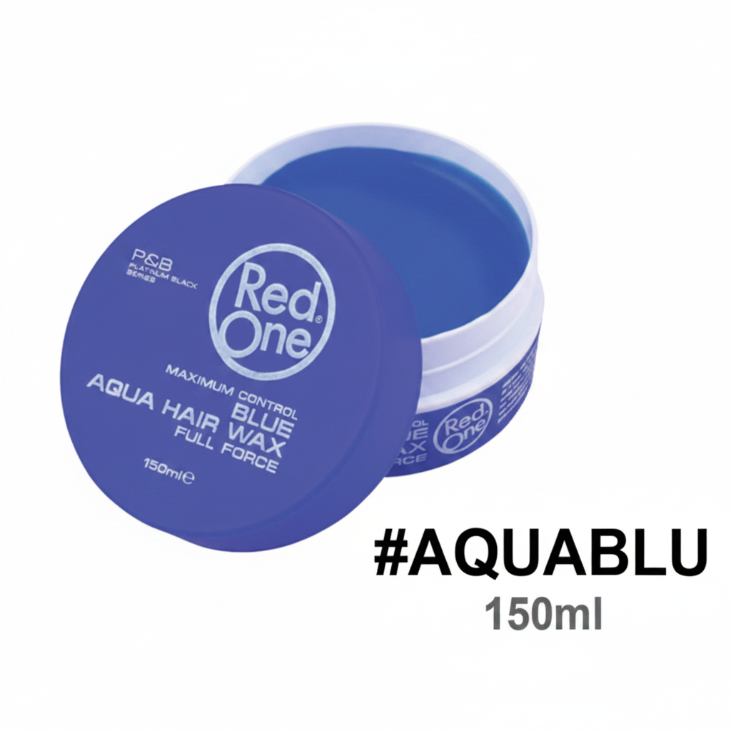 Red One Maximum Control Blue Aqua Hair Wax Full Force 150ml #AQUABLU