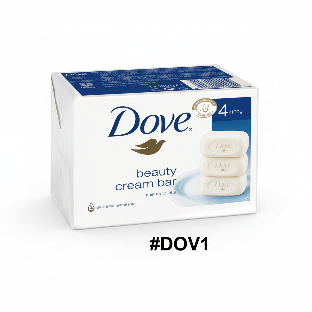 Dove Beauty Cream Bar Soap 4 x 100g #DOV1