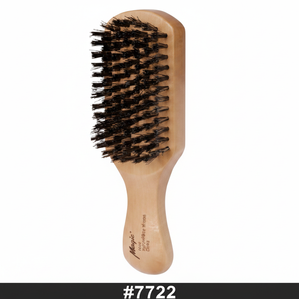 #7722 Magic Club Brush with Handle – Boar Bristle