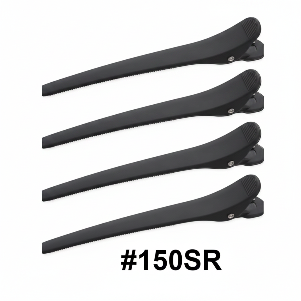 Professional Black Duckbill Sectioning Clips #150SR
