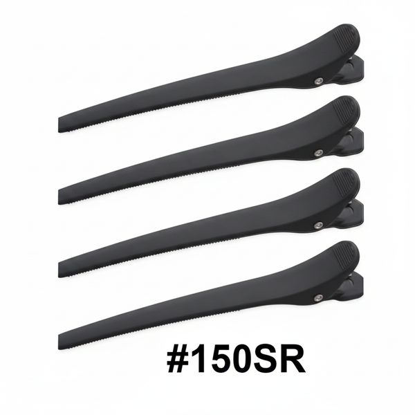 Professional Black Duckbill Sectioning Clips #150SR