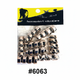 Silver Hair Ring Dread Cuffs — 24pk Card #6063