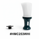 Neck Dusting Brush Powder Fillable White #HMC253WHI