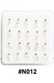 Mixed Crystal Nose Studs #N012