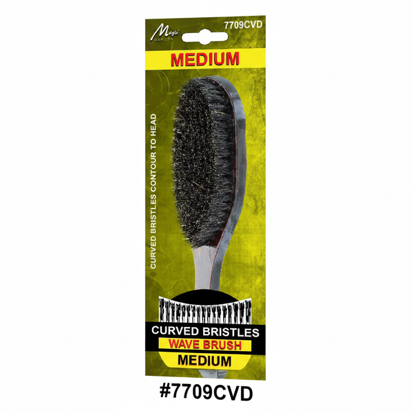 Magic Quality Curved Bristles Wave Brush Medium #7709CVD