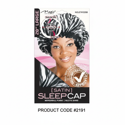 Satin Sleep Cap 20" Large #2191 - 3D Render 1