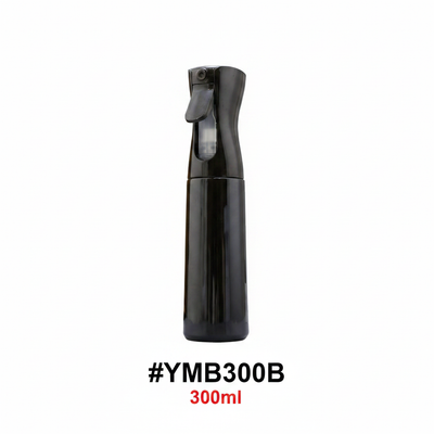 Continuous Mist Spray Bottle 300ml Black #YMB300B