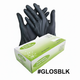 Black Disposable Exam Gloves – Powder-Free Nitrile/Vinyl #GLOSBLK