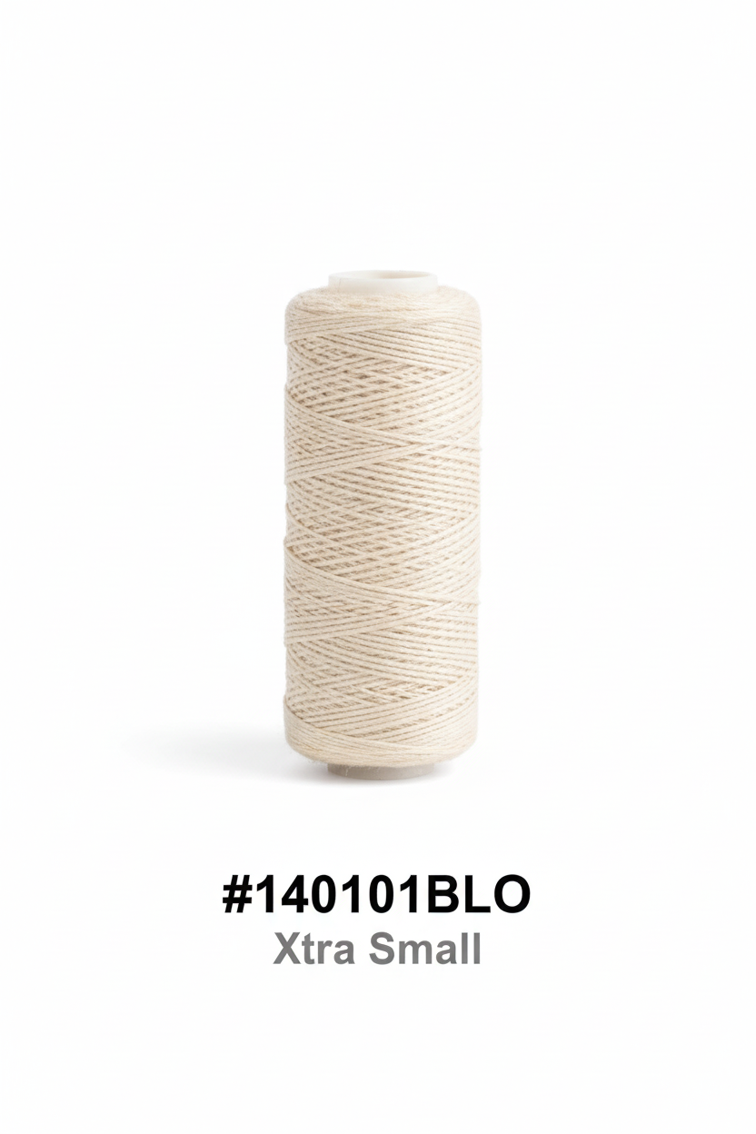 Xtra small spool of blonde cream weaving thread - #140101BLO