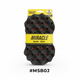 Miracle Double-Sided Sponge Brush Large, #MSB0J, Black/Orange