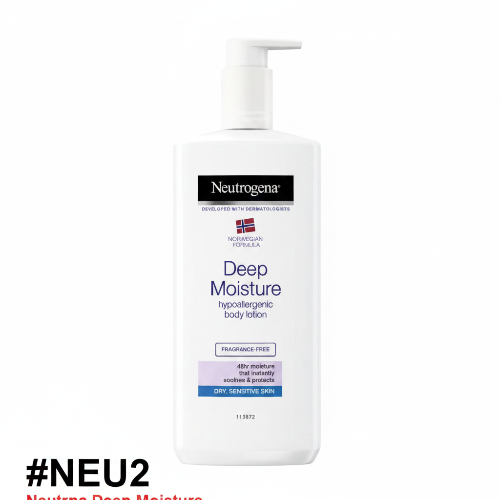 Neutrogena Deep Moisture Hypoallergenic Body Lotion 400ml Fragrance-Free #NEU2
