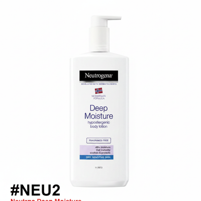 Neutrogena Deep Moisture Hypoallergenic Body Lotion 400ml Fragrance-Free #NEU2
