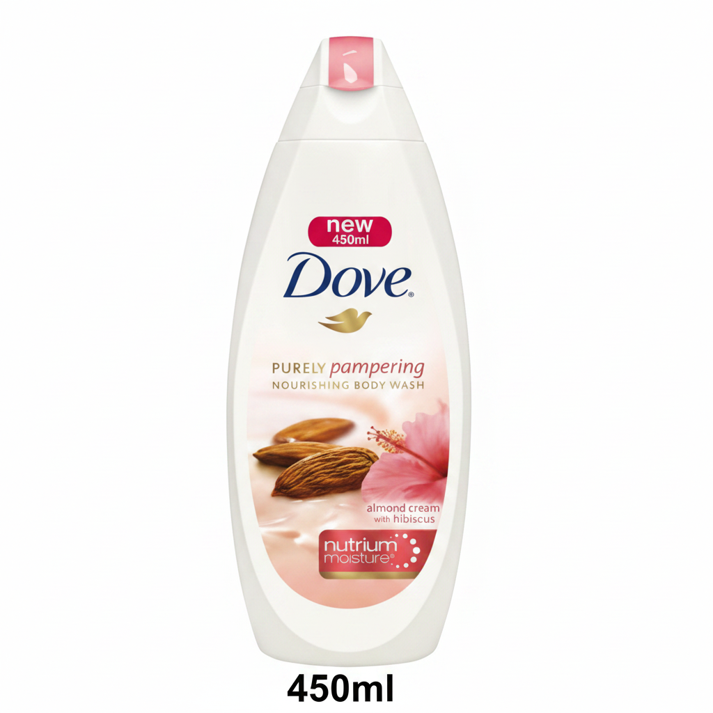 Dove Purely Pampering Almond Cream with Hibiscus Body Wash 450ml #DOV2