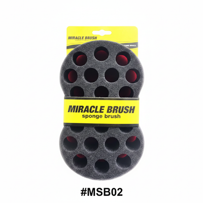Miracle Brush Large Double-Sided Sponge Brush #MSB02