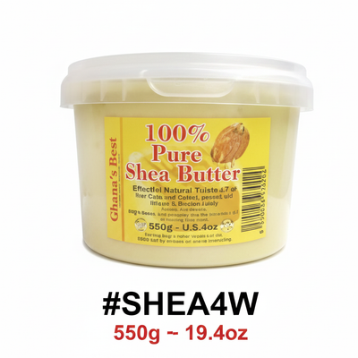 Ghana's Best 100% Pure Shea Butter 550g #SHEA4W