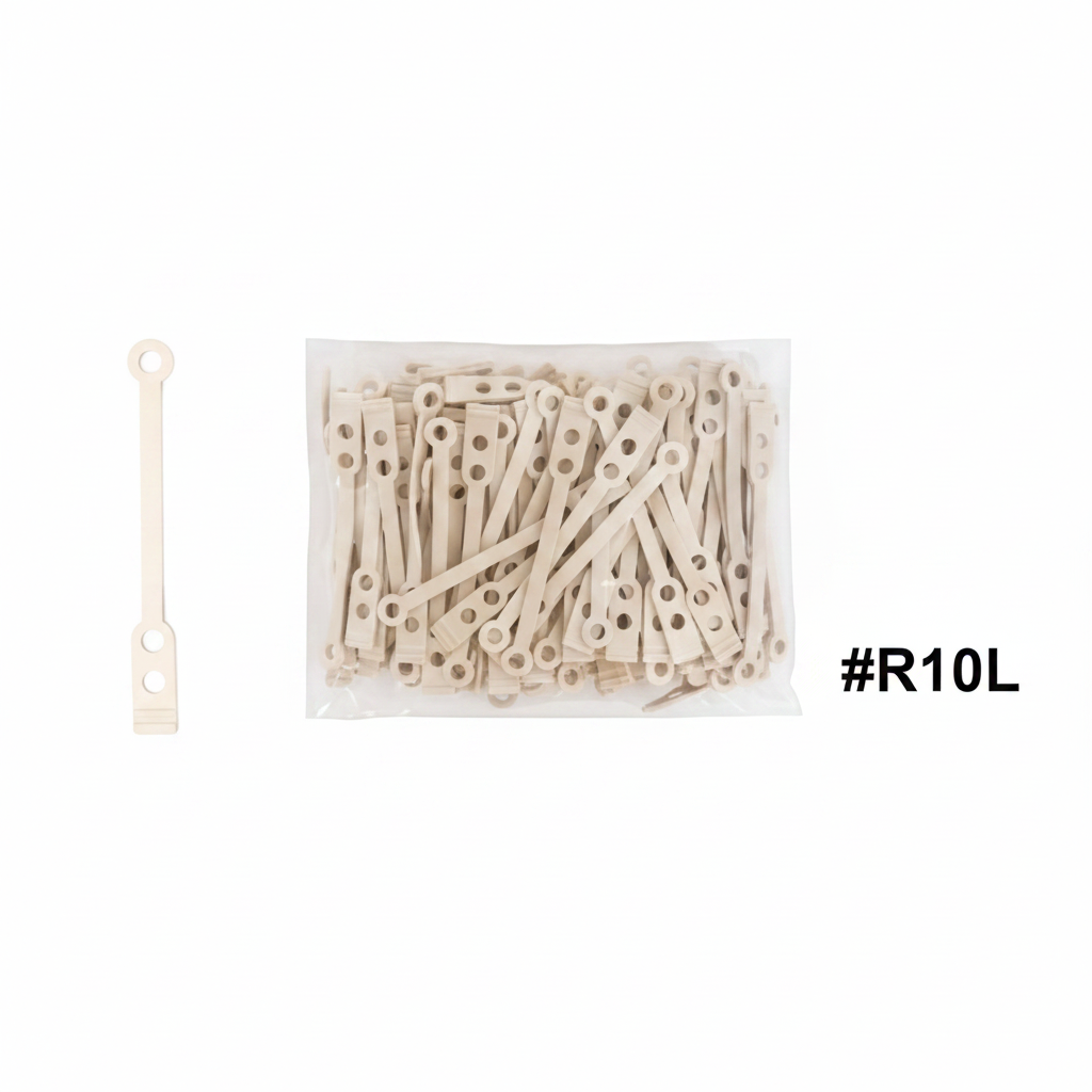 5th Avenue Loose Bulk Perm Rods #R10L White
