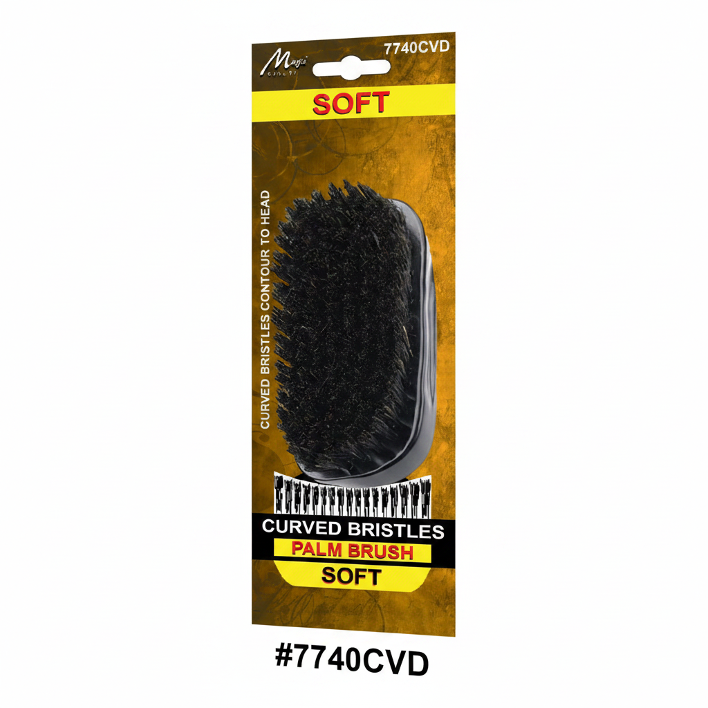 Magic Quality Curved Bristles Palm Brush Soft #7740CVD