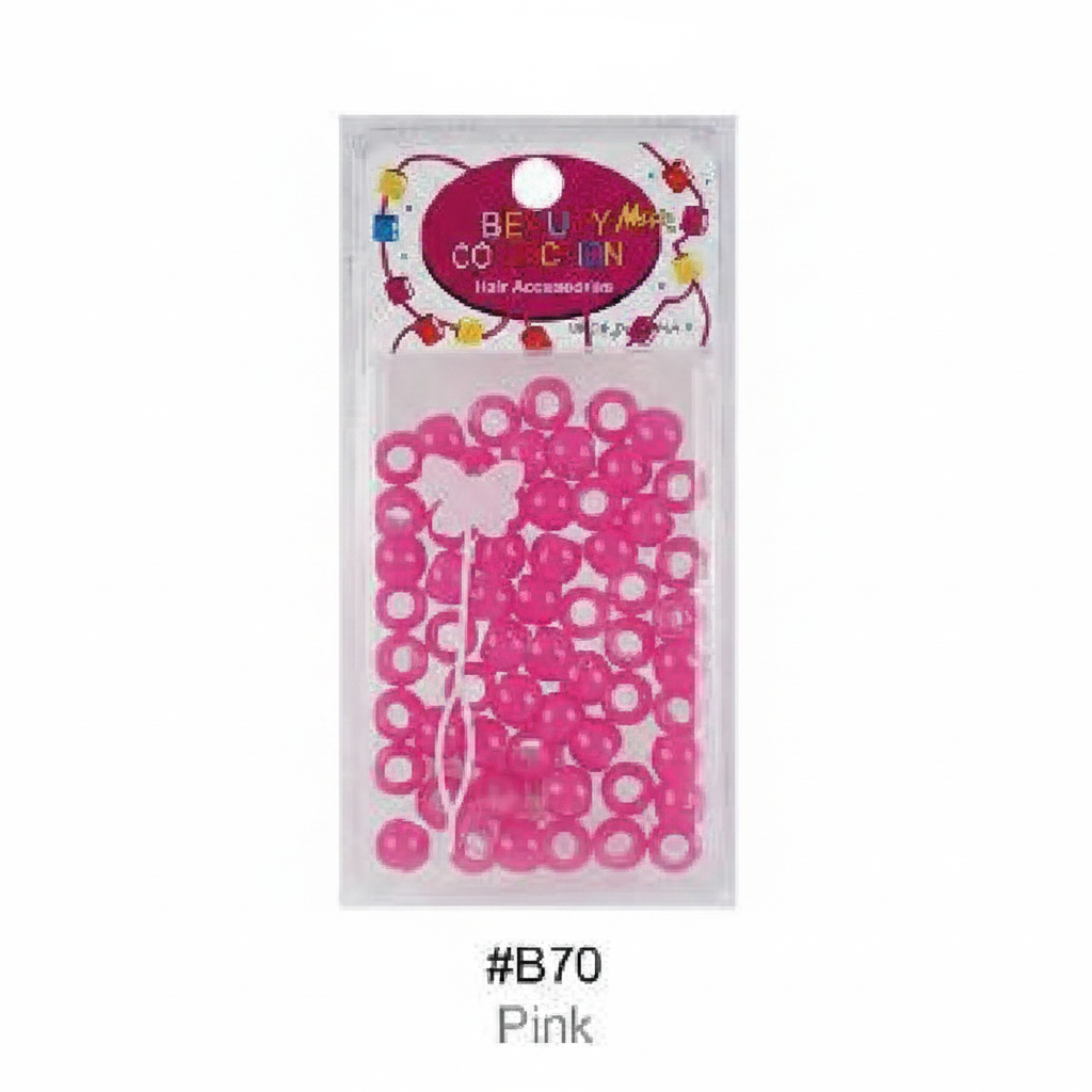 Beauty Magic Collection Hair Beads #B70 Pink