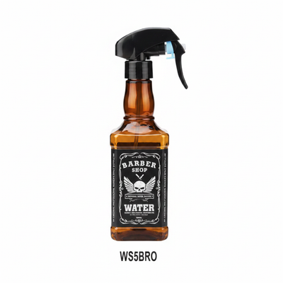 Barber Shop Water Spray Bottle 500ml Brown WS5BRO