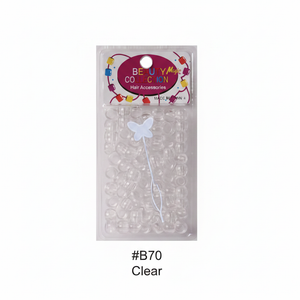 Beauty Magic Collection Hair Beads #B70 Clear