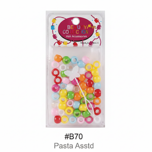 Beauty Magic Collection Hair Beads #B70 Pasta Assorted