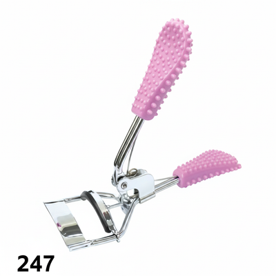 #247 Professional Eyelash Curler Pink Rubber Grip