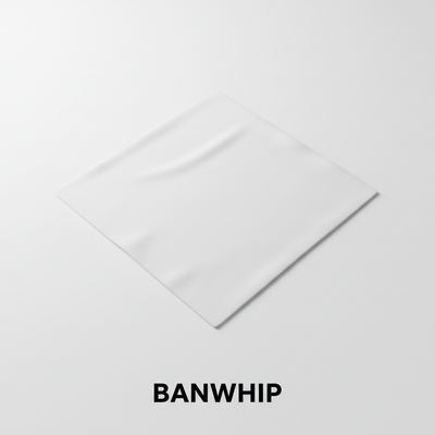 Plain Solid White Cotton Bandana #BANWHIP