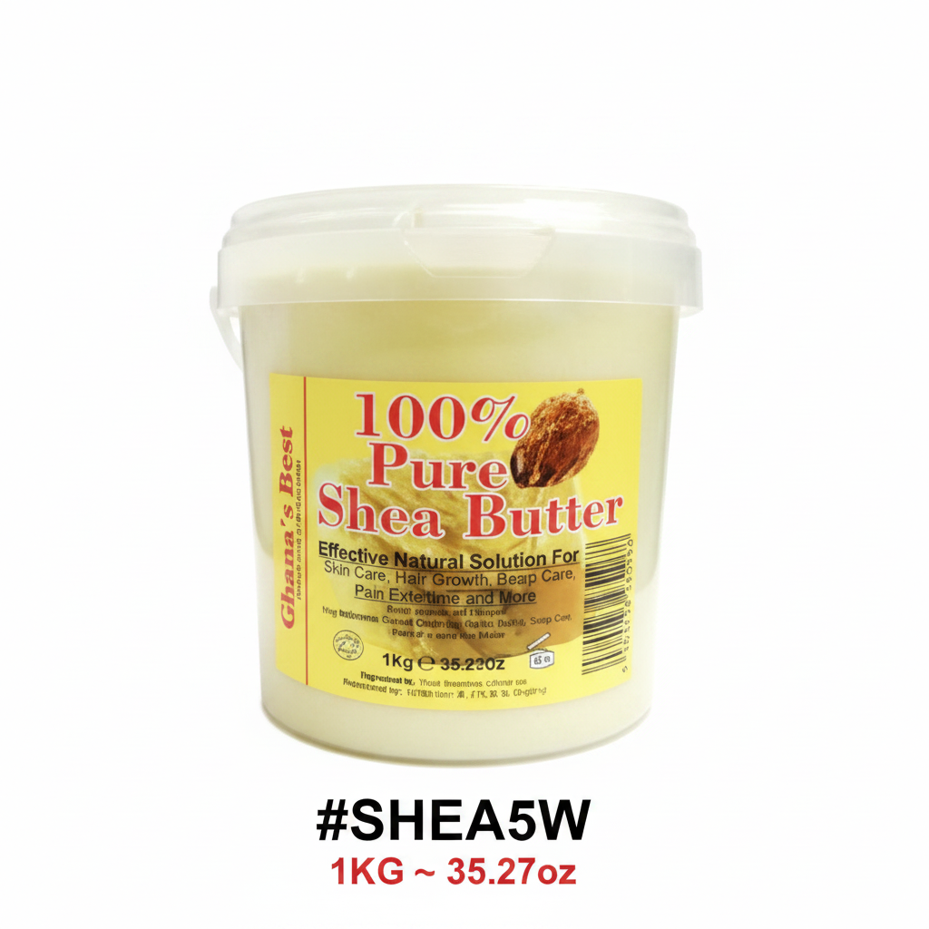 Ghana's Best 100% Pure Shea Butter 1KG #SHEA5W