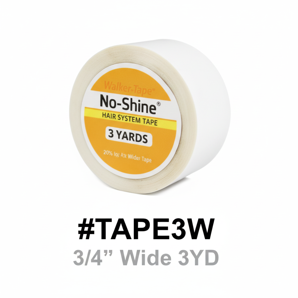 Walker Tape No-Shine hair system tape 3/4 inch x 3 yards #TAPE3W