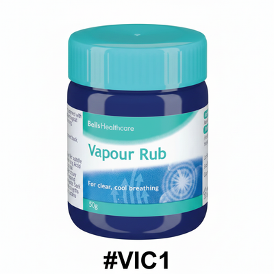 Bells Healthcare Vapour Rub 50g jar #VIC1
