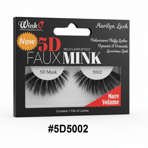 Wink Professional Marilyn Lash 5D Faux Mink Eyelashes #5D5002
