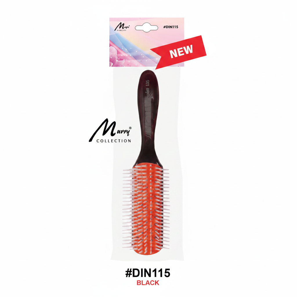 Murry Collection 9-Row Styling Brush Black DIN115