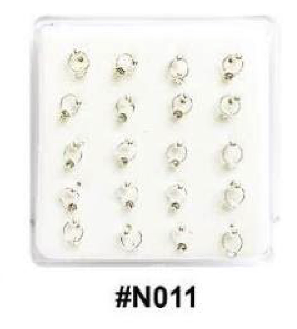 Crystal Rhinestone Nose Rings #N011