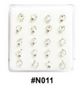 Crystal Rhinestone Nose Rings #N011