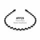 Thick Wavy Metal Headband #PP29