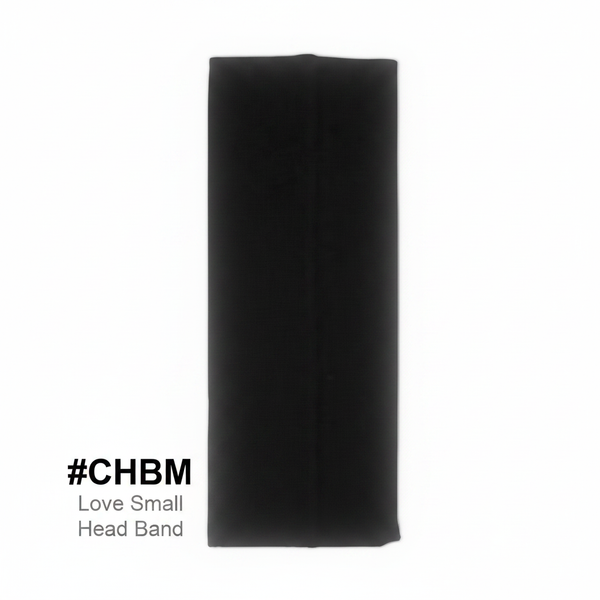 Love Small Head Band Black #CHBM