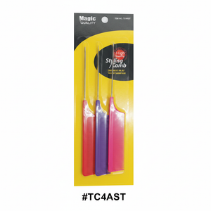 Magic Quality Styling Comb Set Assorted Colours #TC4AST