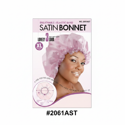 Breathable Satin Bonnet X-Large 21" #2061 - 3D Render 1