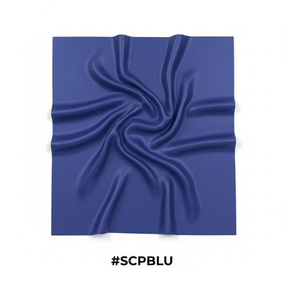 Silky Plain Scarf 90x90cm Blue #SCPBLU