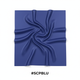 Silky Plain Scarf 90x90cm – Blue #SCPBLU