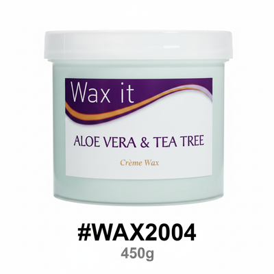 Wax It Aloe Vera & Tea Tree Creme Wax 450g #WAX2004