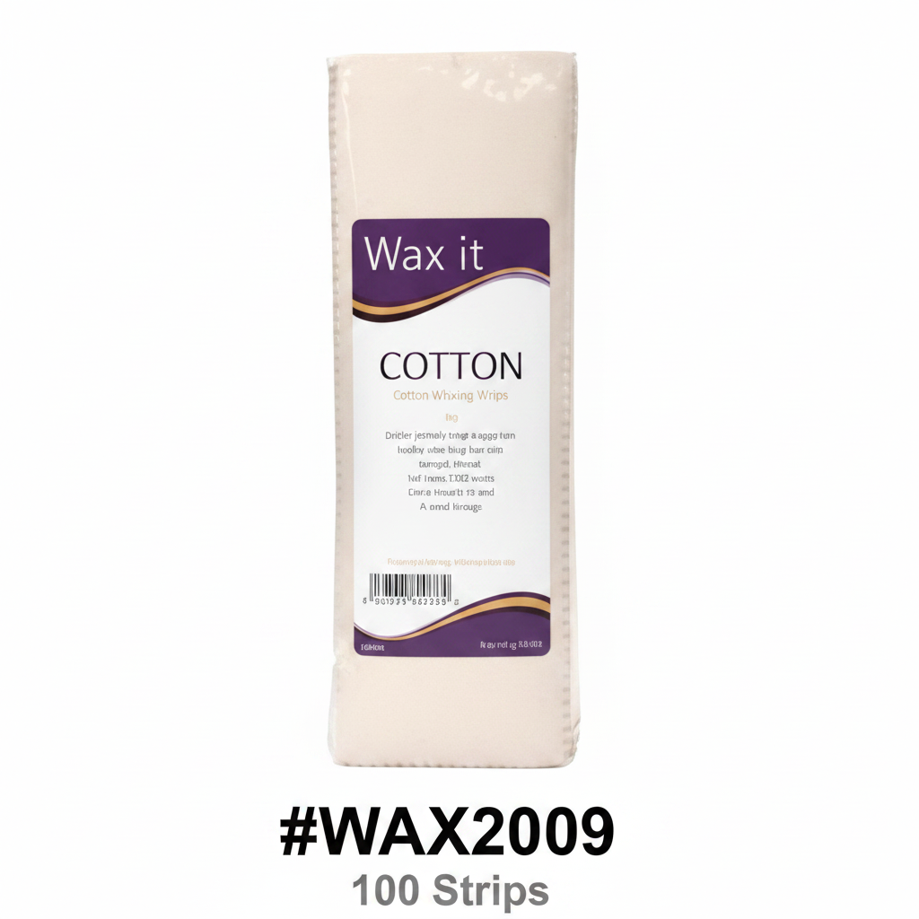 Wax It Cotton Waxing Strips 100 Strips #WAX2009