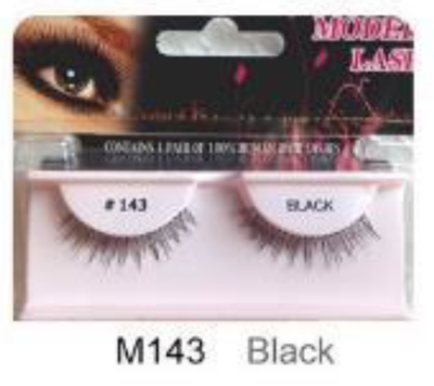 remy Model Lash M143 Black - Soft and Delicate False Lashes