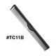Professional Black Styling Comb with Thumb Grip #TC11B