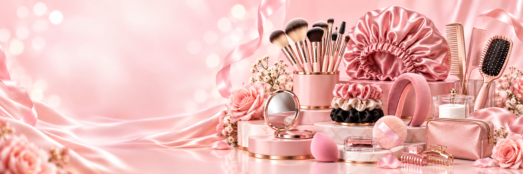 Beauty accessories and everyday essentials