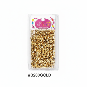 Bella Collection Silver Hair Beads Pack of 200 Pcs #B200
