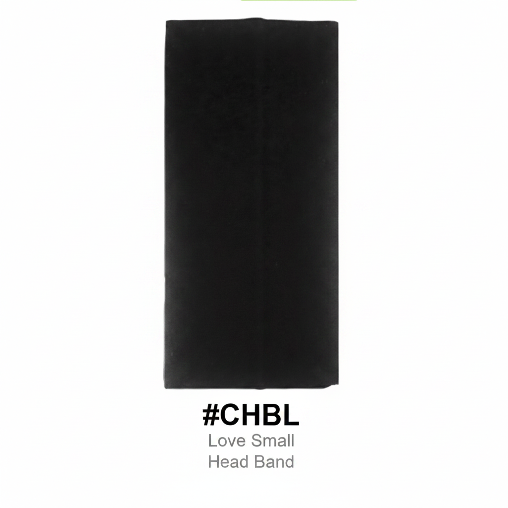 Love Small Head Band - Black #CHBL - 12pc Pack