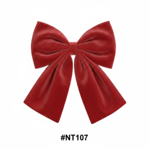 Velvet Hair Bow Clip - Assorted Colours #NT107