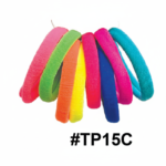 Magic Quality Soft Foam Hair Ties #TP15P / #TP15PINK / #TP15RED / #TP15BLK / #TP15C / #TP15D / #TP15BAS