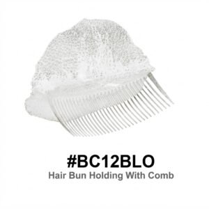 Hair Bun Holding With Comb - Clear #BC12BLO